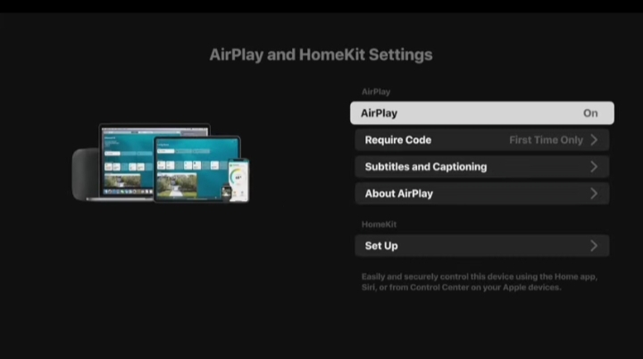 Airplay and Homekit option on Roku tv 