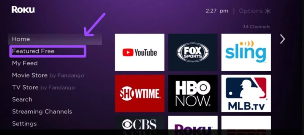 Featured Free on Roku tv 