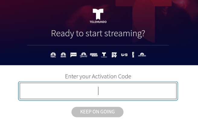 get activation code to activate Telemundo on Roku tv 