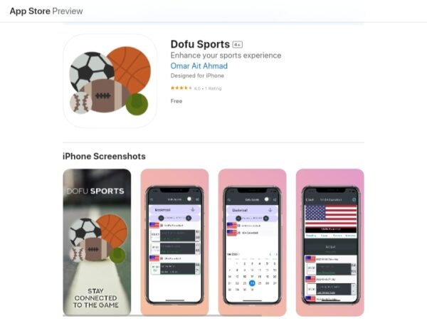 install dofu sports on Roku from iOS 