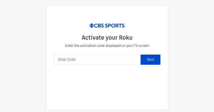 cbs.com roku activation code 