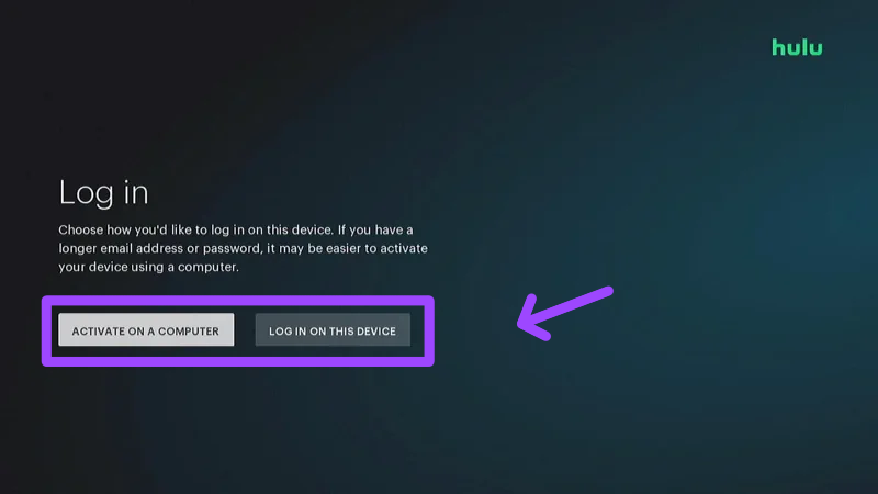Sign into Hulu on Roku TV or Device 