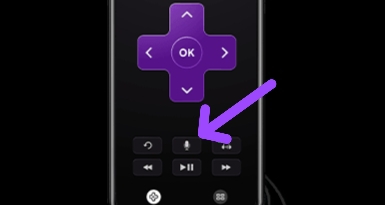 voice search button on Roku app to turn down volume on Roku TV without remote 
