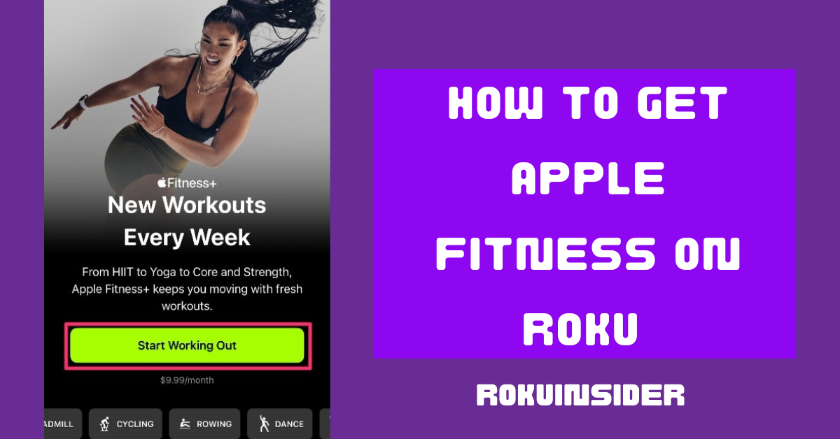 How to get apple fitness on Roku tv